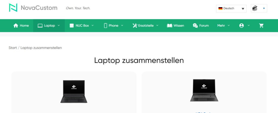 Laptop Konfigurator 1 Laptop Konfigurator