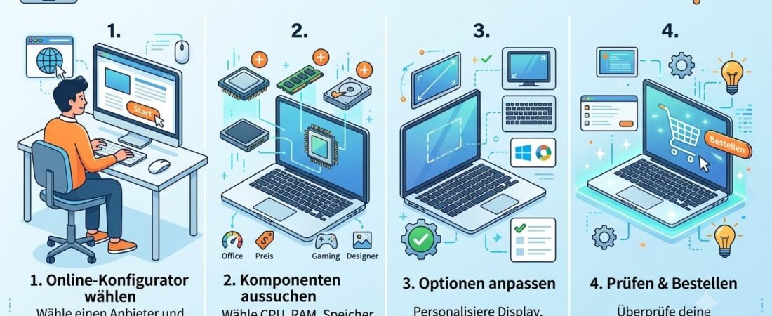 Laptop zusammenstellen, So einfach gehts 1 Laptop zusammenstellen, So einfach gehts