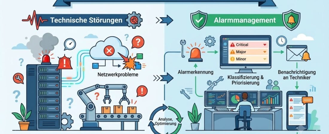 Technische Störungen und Alarmmanagement